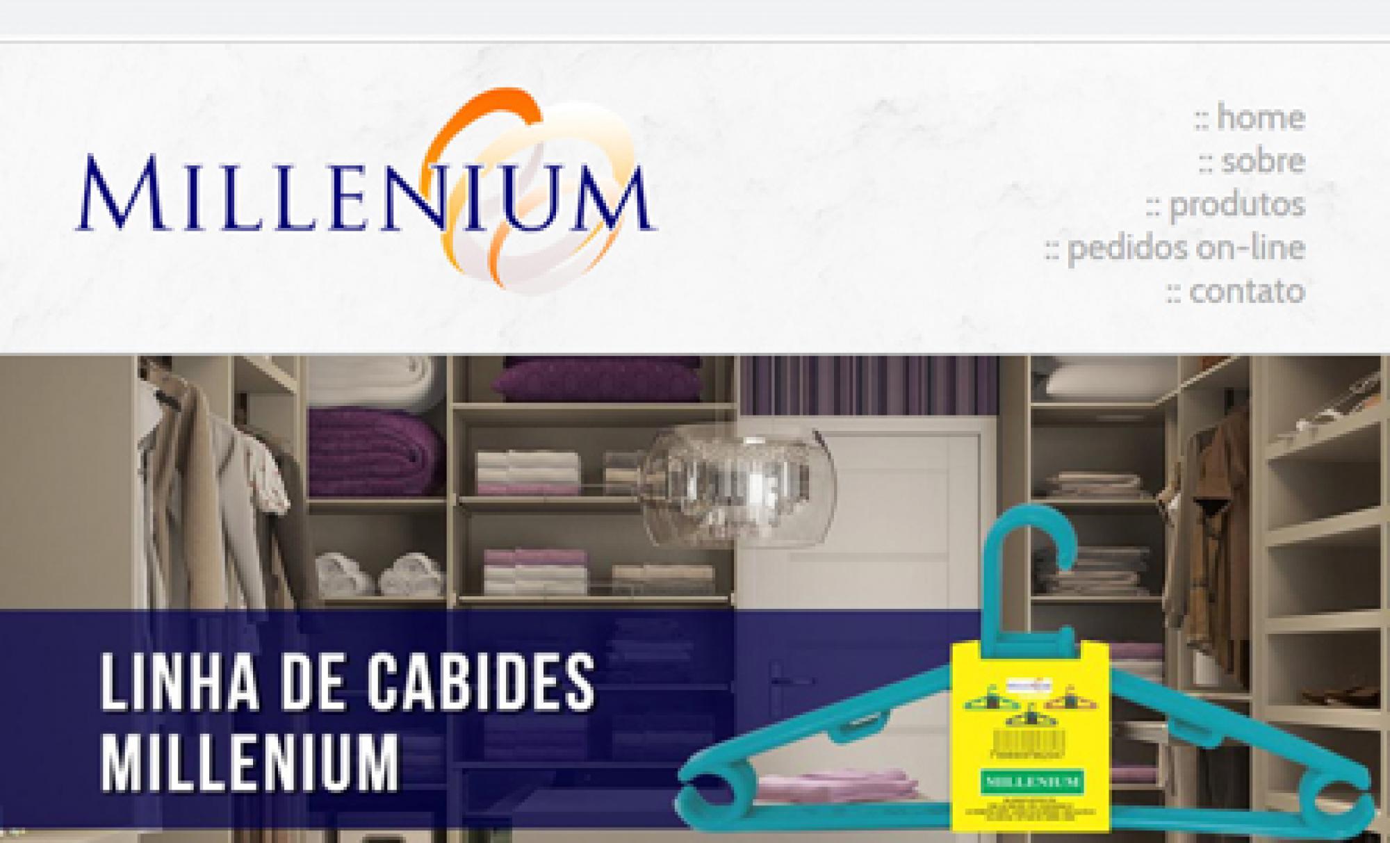 Desenvolvimento de Site Millenium Plásticos - AsWeb