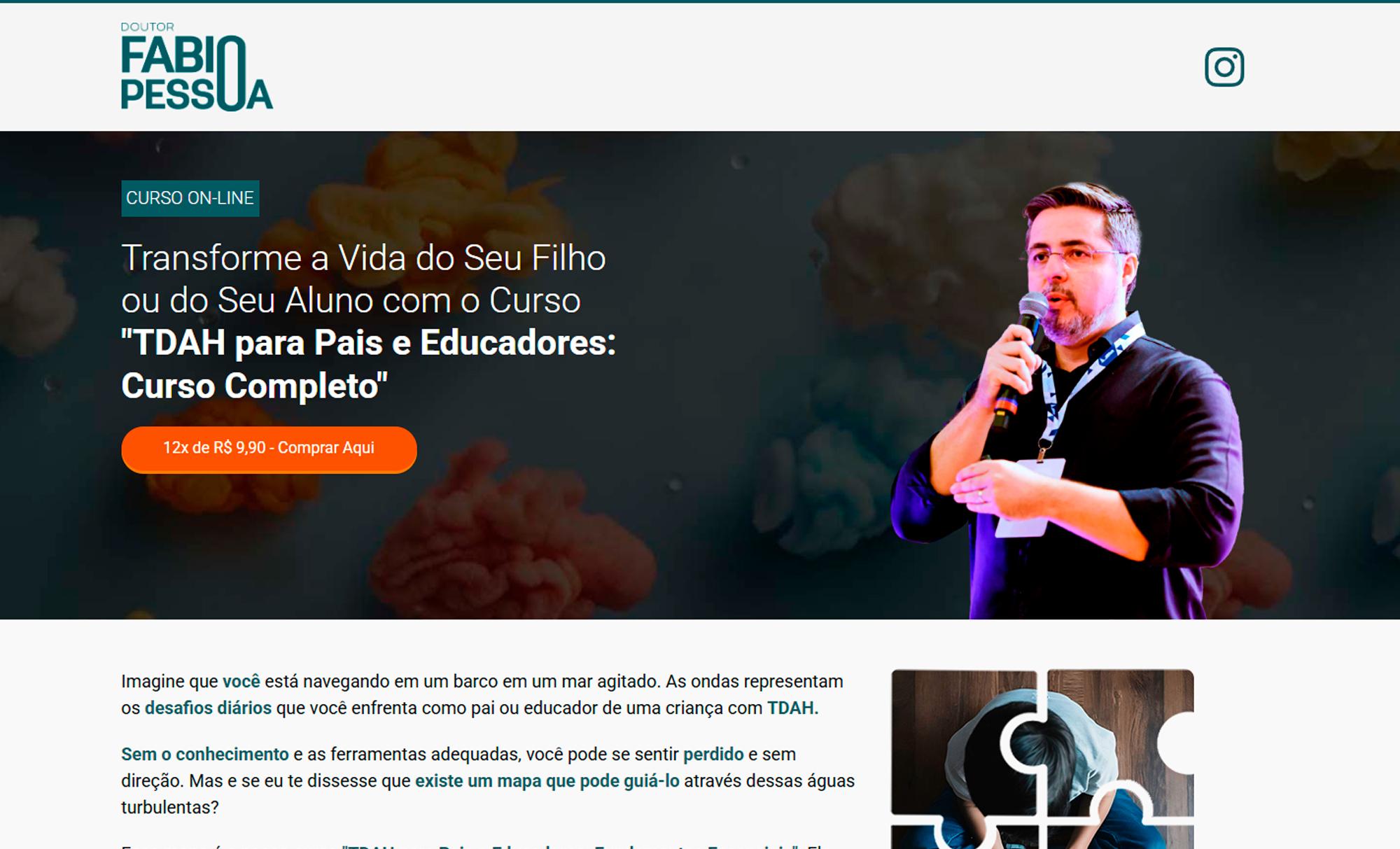 Desenvolvimento de Site Dr. Fábio Pessoa - AsWeb