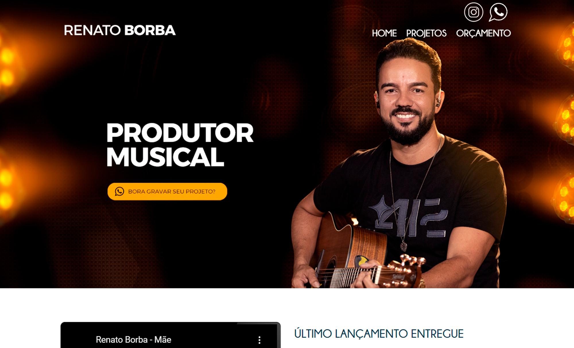 Desenvolvimento de Site Renato Borba - AsWeb