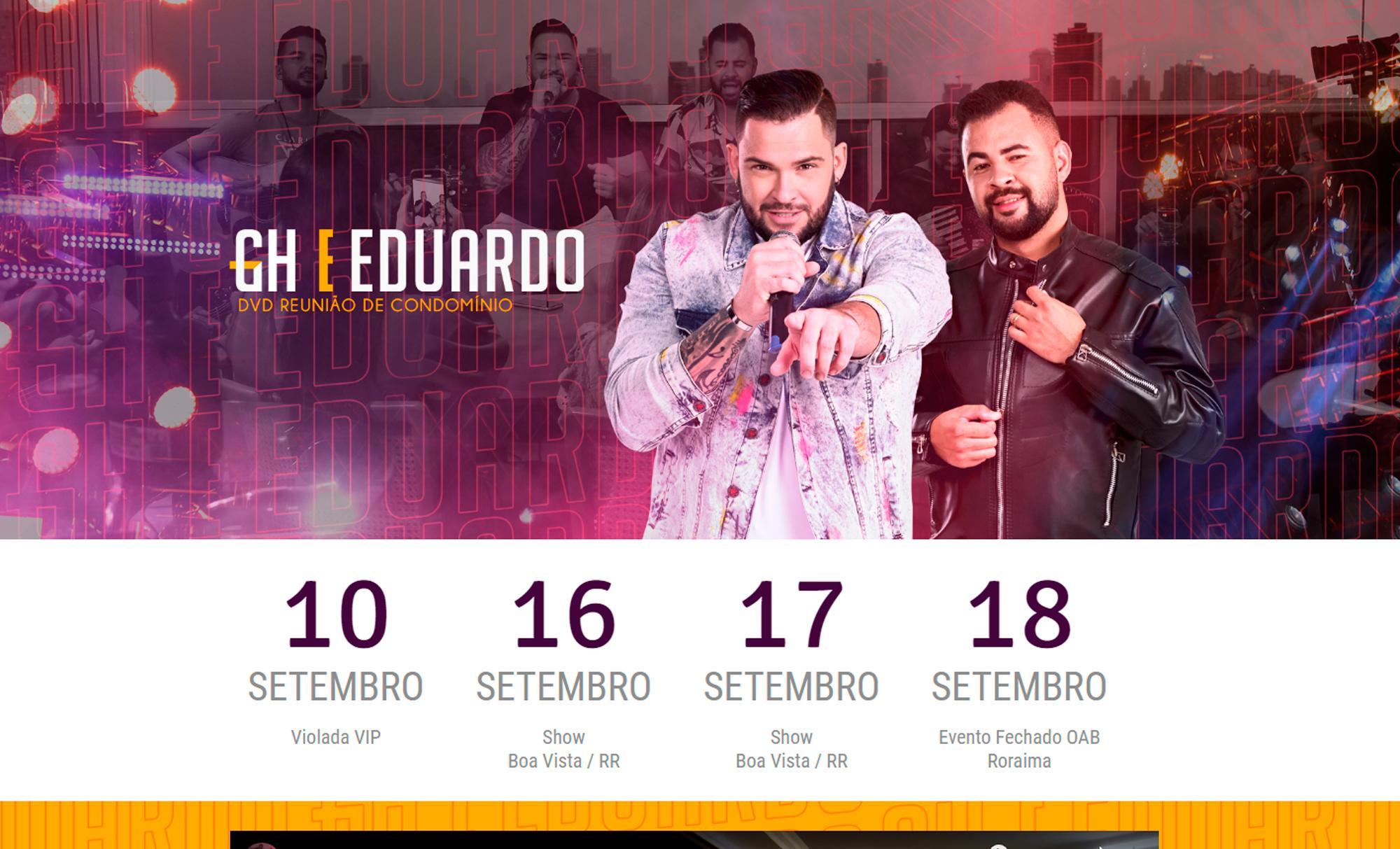 Desenvolvimento de Site GH e Eduardo - AsWeb