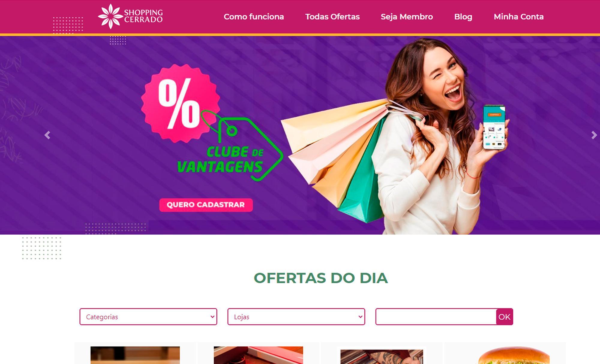 Desenvolvimento de Site Shopping Cerrado - AsWeb