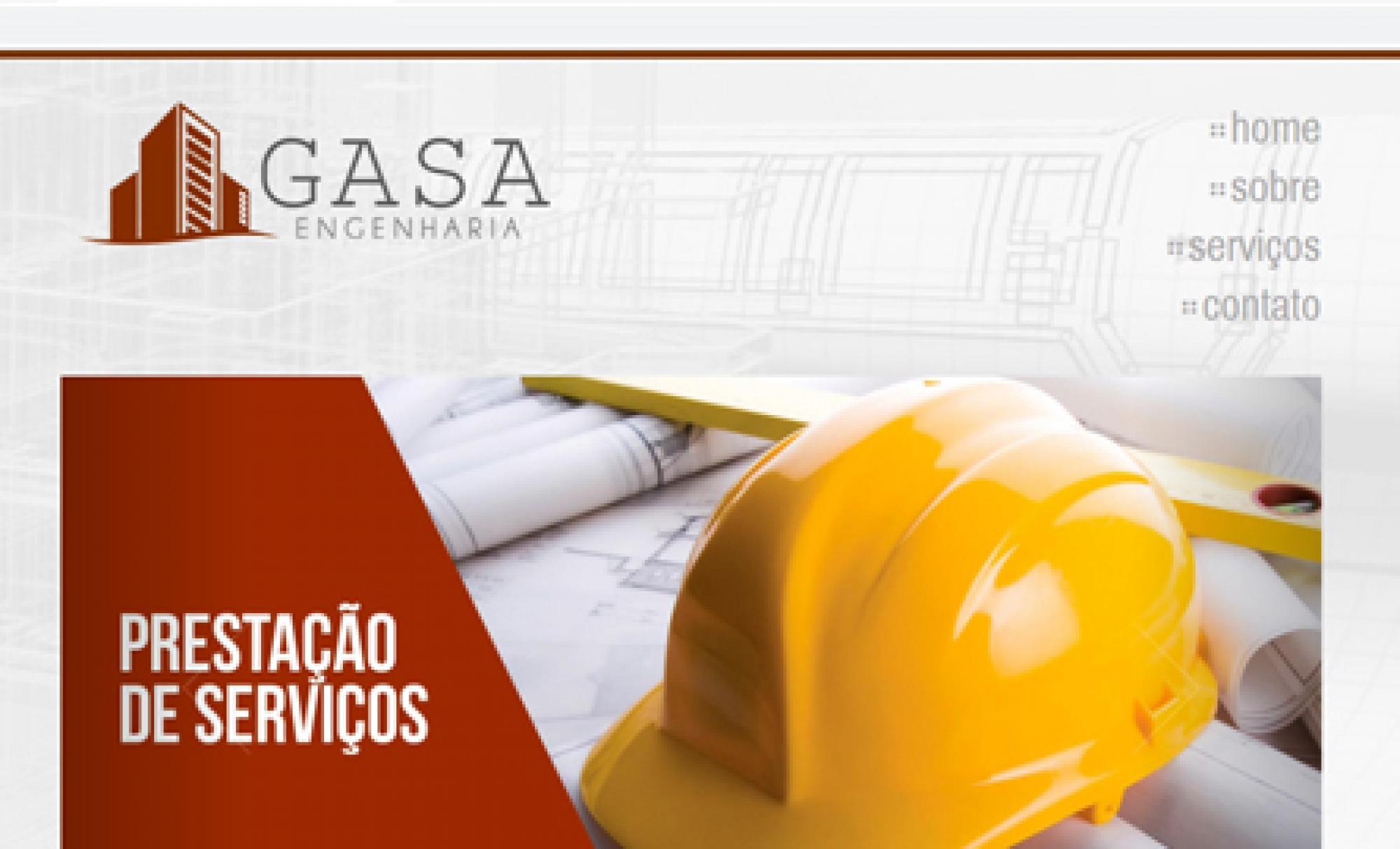 Desenvolvimento de Site Gasa Engenharia - AsWeb