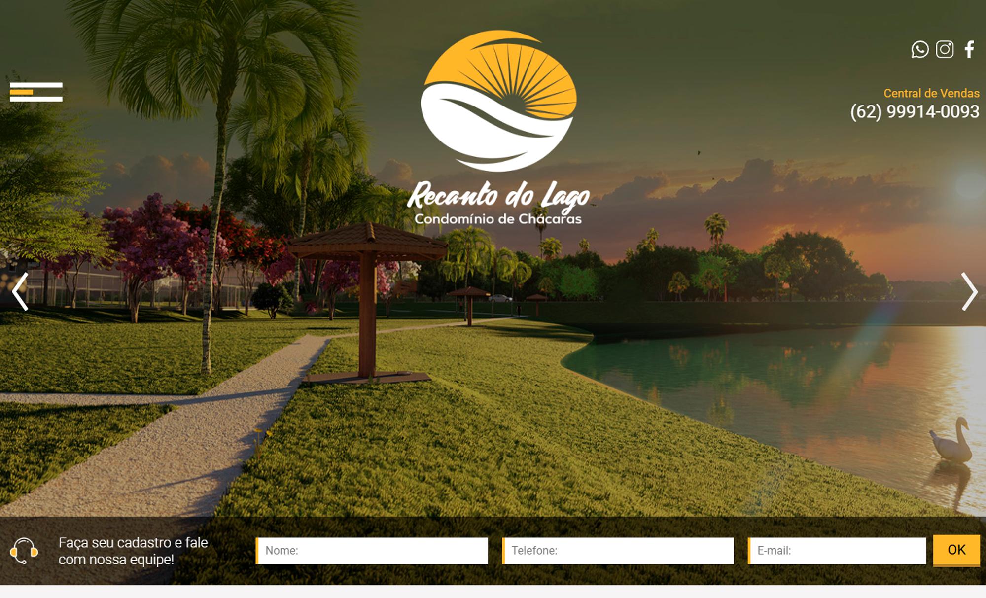 Recanto do Lago - Cliente AsWEb
