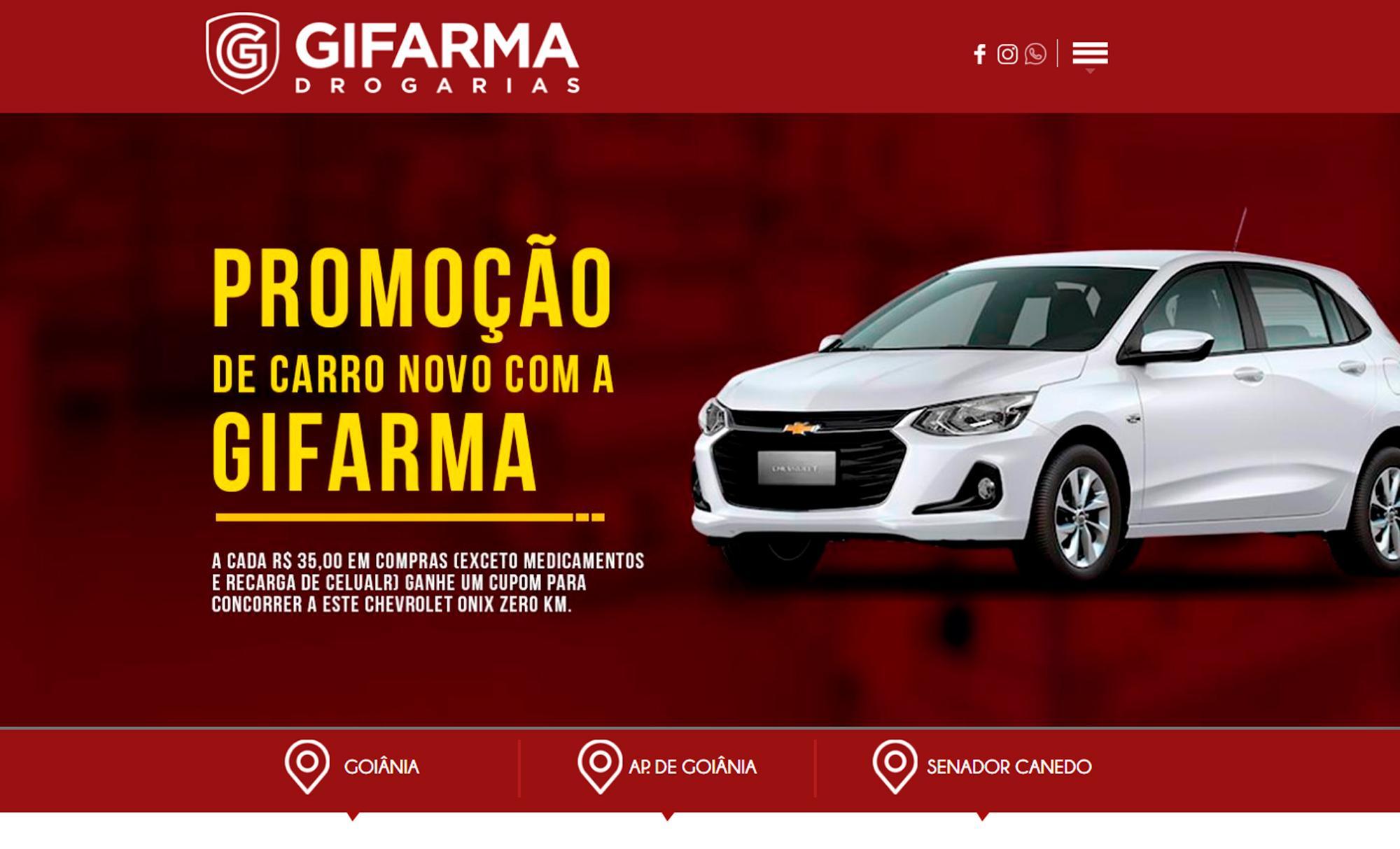 Desenvolvimento de Site Gifarma - AsWeb