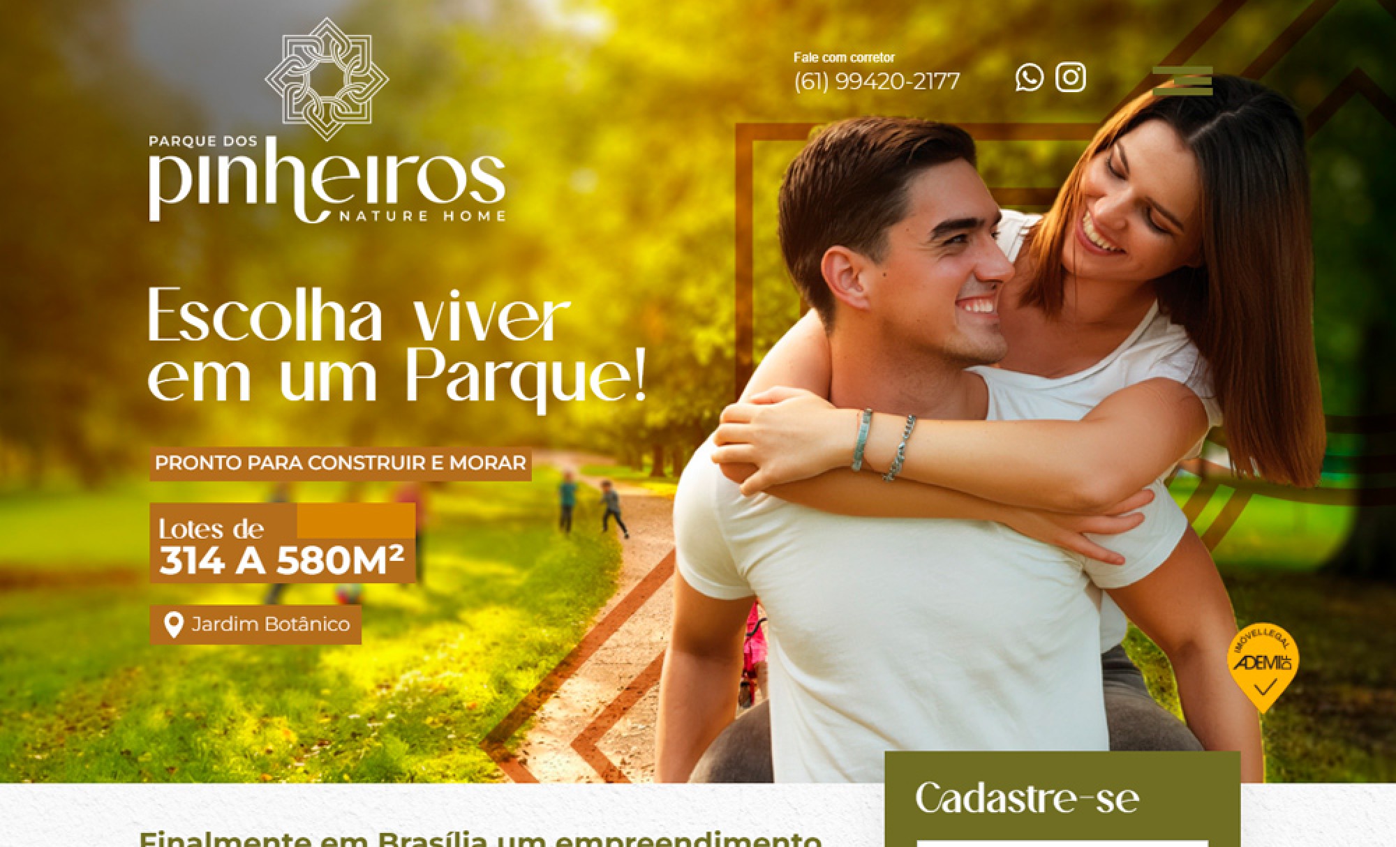 Desenvolvimento de Site Parque dos Pinheiros - AsWeb